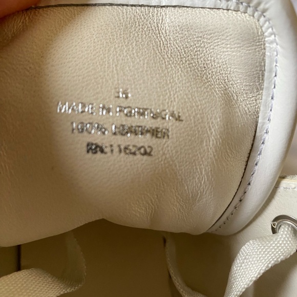 Zadig&Voltaire White Studded High Flash Leather Sneakers - Picture 6 of 7